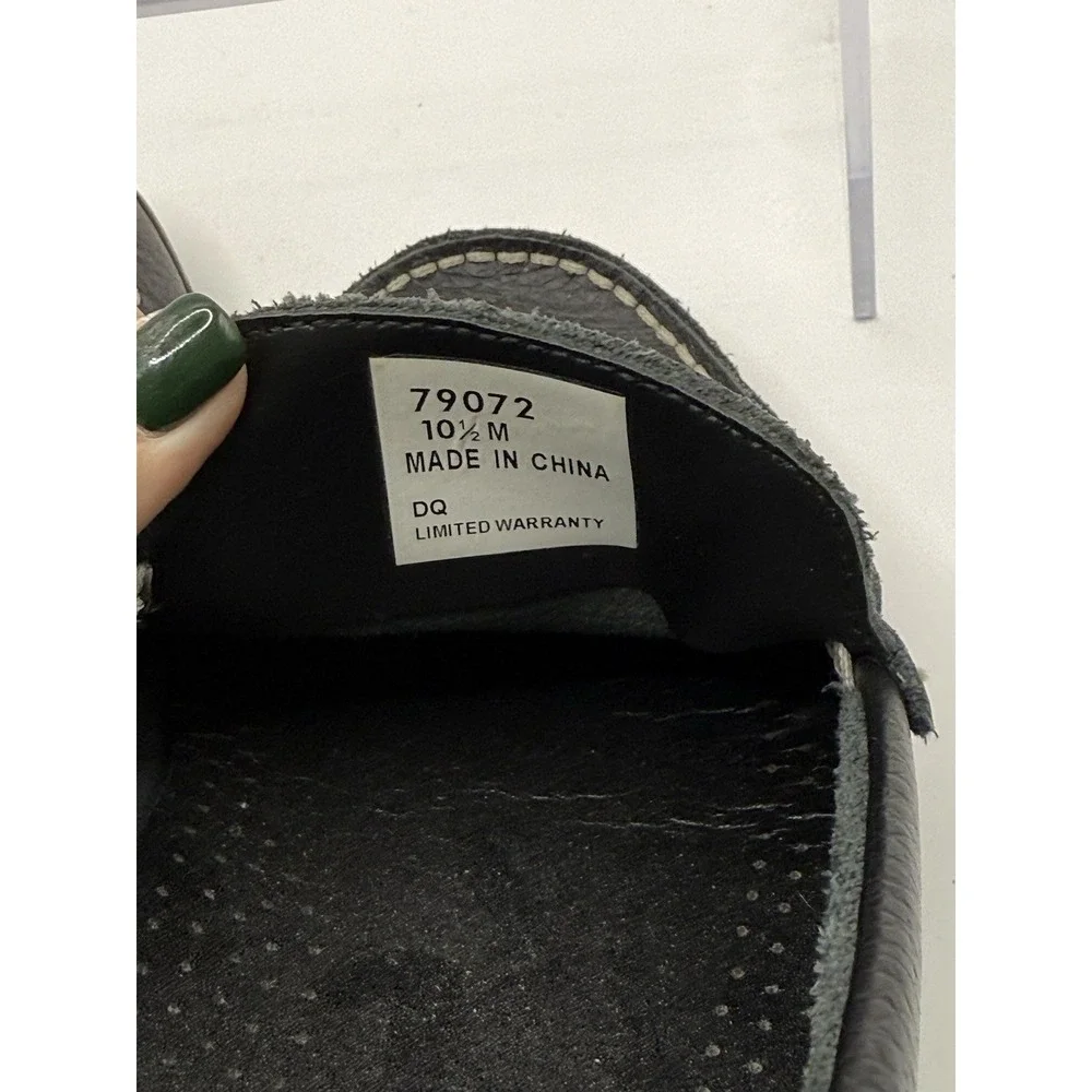 FootJoy Club Casual Black Leather Slip On Moc Shoes Driving Loafer Golf Sz 10.5M